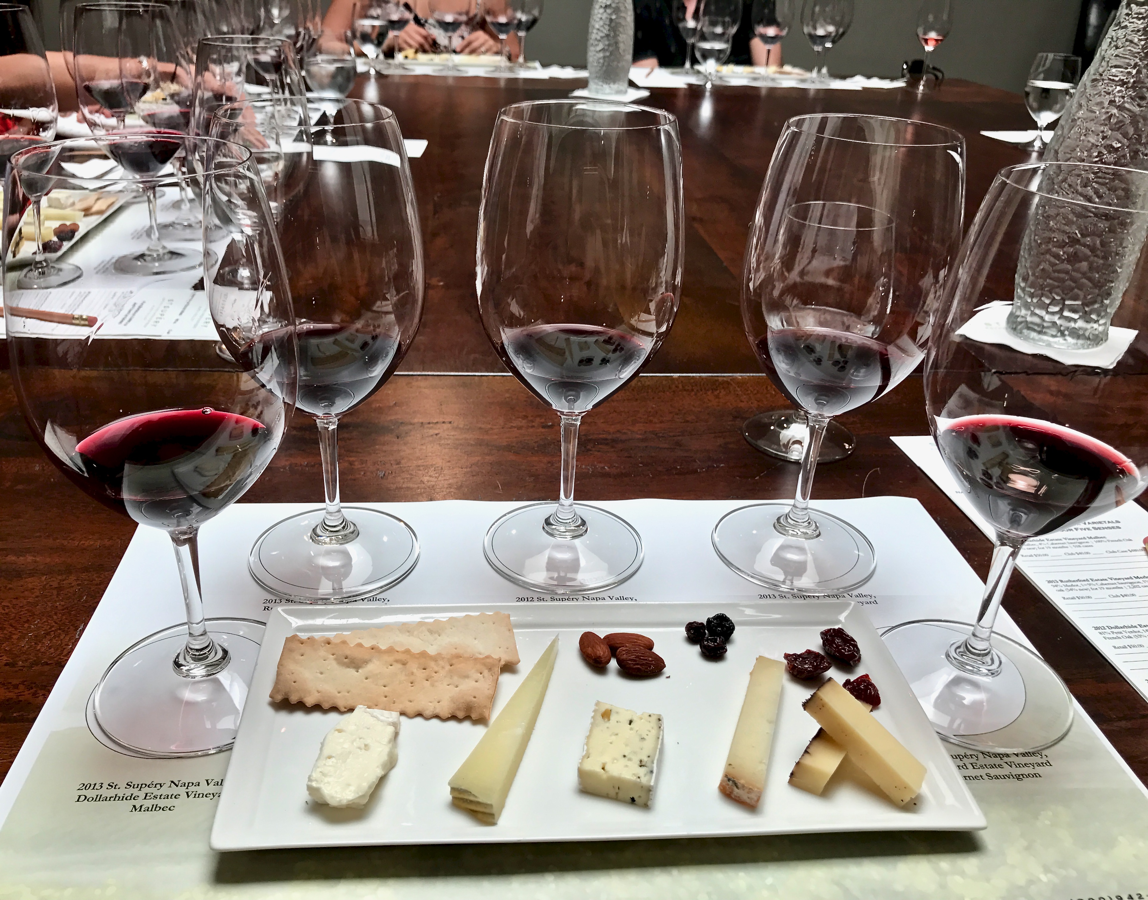 Wine Tasting Flight, Napa Valley Winery
